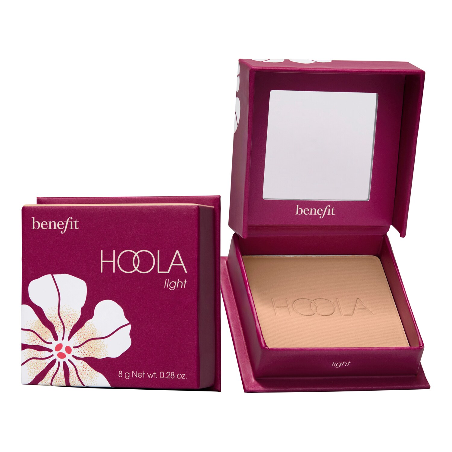 Benefit Cosmetics - Hoola - Matowy Pudrowy Bronzer - Box O' Powder Hoola Lite Bronzer - Dla Kobiet